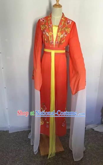 Chinese Peking Opera Princess Fairy Red Dress Traditional Beijing Opera Diva Costume for Adults