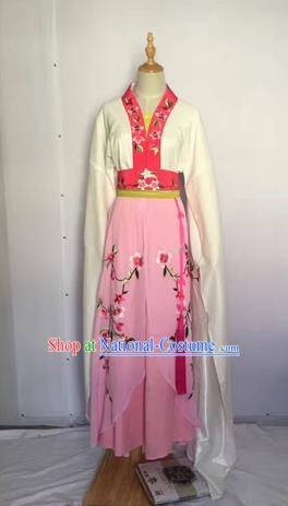 Chinese Huangmei Opera Fairy Pink Dress Traditional Beijing Opera Diva Costume for Adults