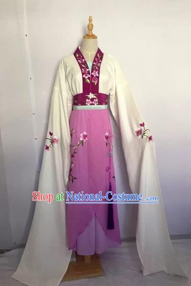 Chinese Huangmei Opera Fairy Purple Dress Traditional Beijing Opera Diva Costume for Adults