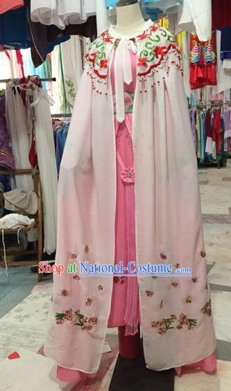 Chinese Shaoxing Opera Embroidered Cloak Traditional Beijing Opera Diva Costume for Adults