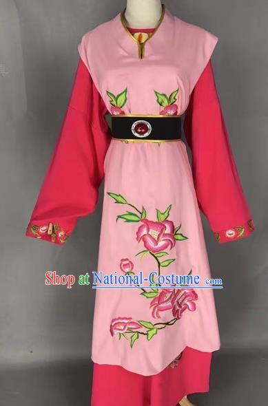 Chinese Beijing Opera Niche Pink Clothing Traditional Peking Opera Costumes for Adults