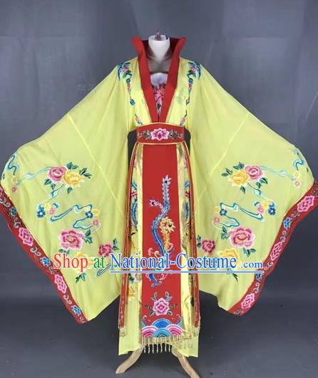 Chinese Traditional Peking Opera Empress Hanfu Dress Ancient Queen Costume for Adults