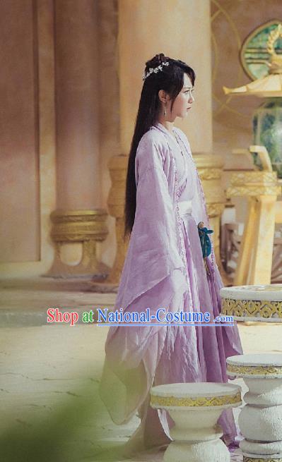 Chinese Ancient Princess Dress Drama The Honey Sank Like Frost Ashes of Love Fairy Costume for Women