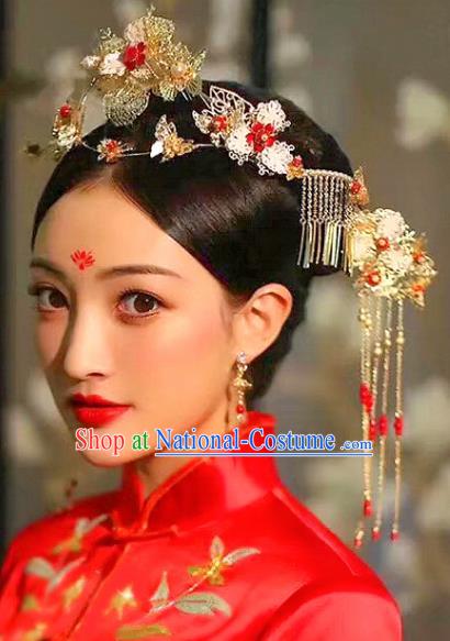 Chinese Ancient Style Hair Jewelry Accessories Cosplay Hairpins Headwear Headdress for Women