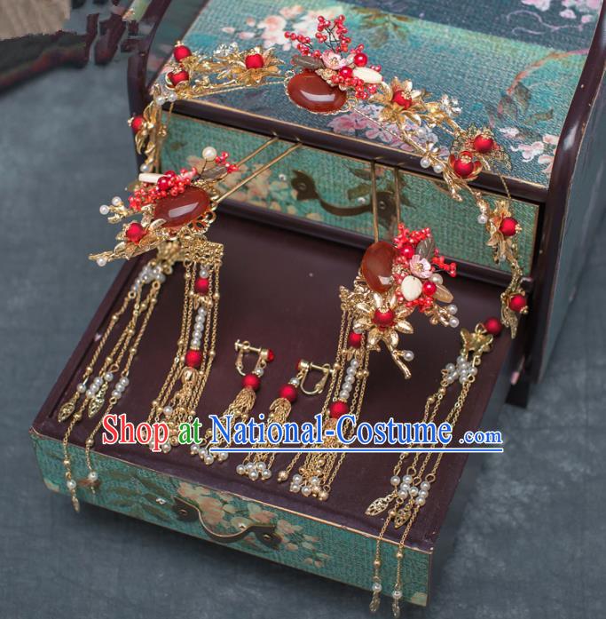 Chinese Ancient Style Hair Jewelry Accessories Cosplay Hairpins Headwear Headdress for Women