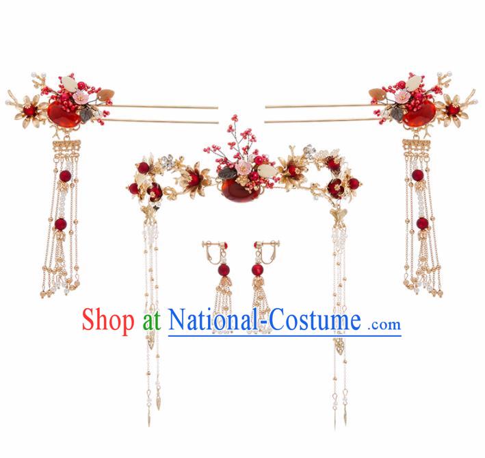 Chinese Ancient Style Hair Jewelry Accessories Cosplay Hairpins Headwear Headdress for Women