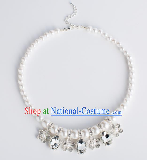 Top Grade Bride Wedding Accessories Crystal Necklace for Women