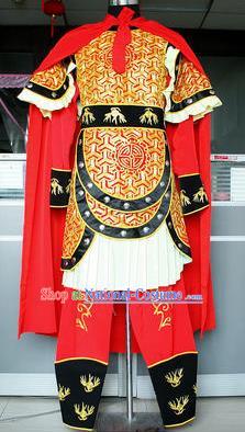 Chinese Beijing Opera Takefu Armor Traditional Peking Opera General Costume for Adults