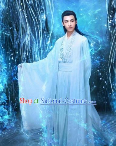 Chinese Ancient Prince Clothing The Honey Sank Like Frost Ashes of Love Swordsman Costumes for Men