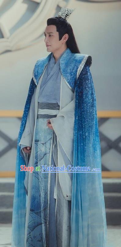 Chinese Ancient Royal Highness Clothing The Honey Sank Like Frost Ashes of Love Swordsman Costumes for Men