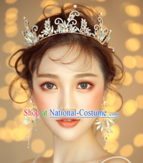 Top Grade Wedding Hair Accessories Bride Royal Crown Headwear for Women