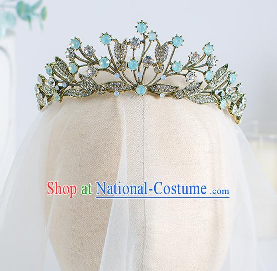 Top Grade Wedding Hair Accessories Bride Crystal Royal Crown for Women