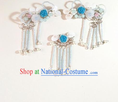 Chinese Ancient Qing Dynasty Hair Accessories Palace Hair Sticks for Women