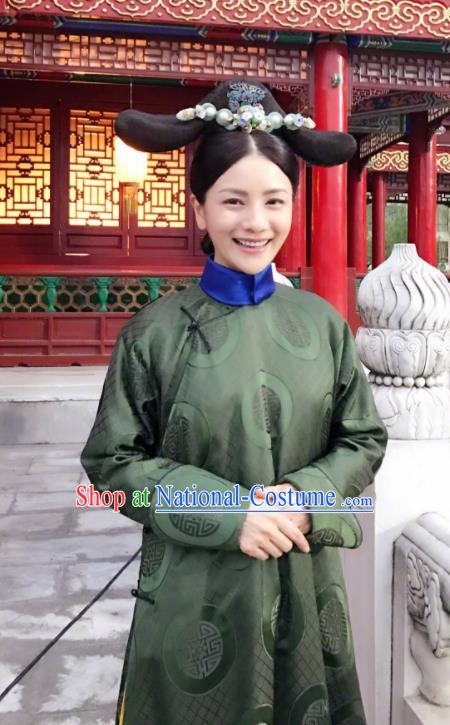 Ruyi Royal Love in the Palace Chinese Ancient Imperial Consort Costume and Headpiece Complete Set