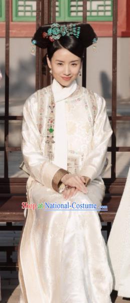 Ruyi Royal Love in the Palace Chinese Ancient Qing Dynasty Empress Costume and Headpiece Complete Set