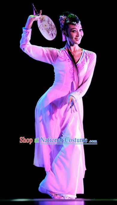 Chinese Traditional Folk Dance Costume Classical Dance Fan Dance Clothing for Women