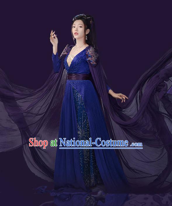 Chinese Ancient Apsara Hanfu Clothing Imperial Consort Costumes for Women