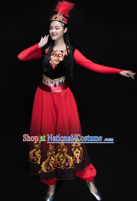 Traditional Chinese Fan Dance Folk Dance Costume Classical Yangko Dance Classical Dance Dress