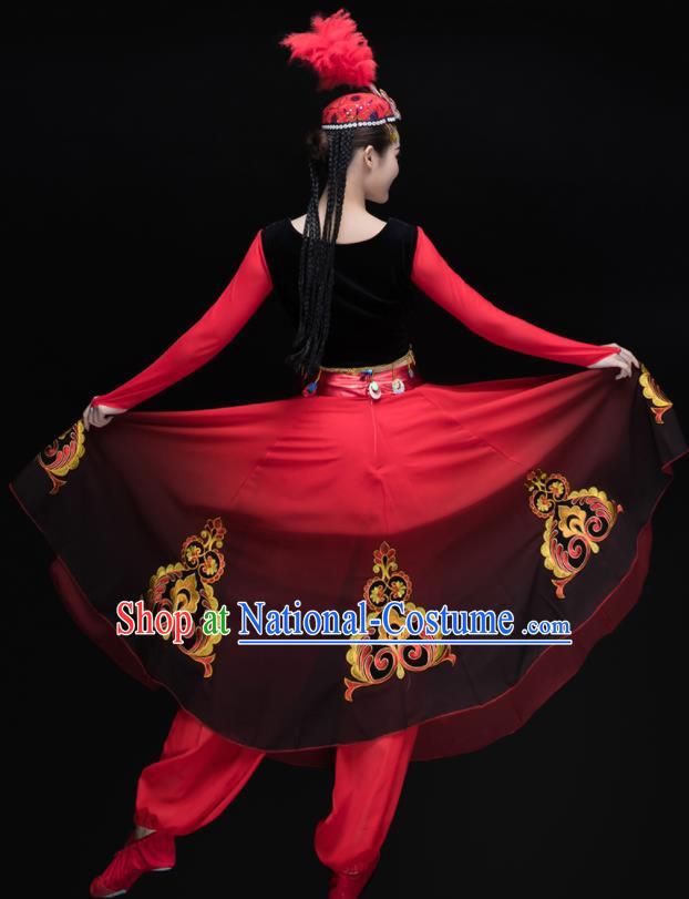 Traditional Chinese Fan Dance Folk Dance Costume Classical Yangko Dance Classical Dance Dress