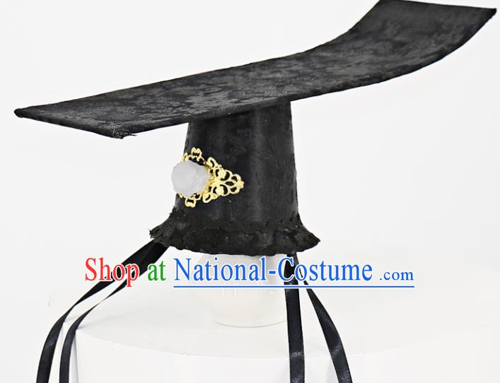 Chinese Traditional Hair Accessories Ancient Emperor Hat Headwear for Kids