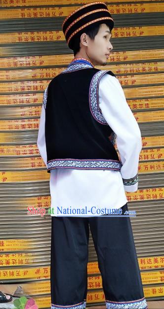 Traditional Chinese Miao Nationality Dance Clothing Hmong Ethnic Minority Costumes and Headwear