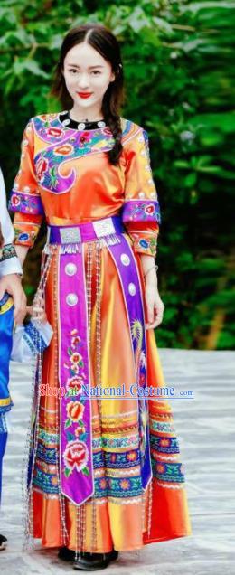 Chinese Traditional Miao Nationality Dance Costumes for Women