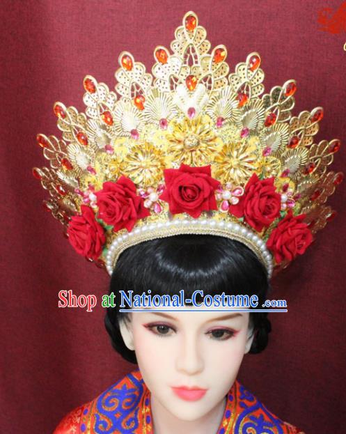 Chinese Ancient Style Hair Jewelry Accessories Cosplay Hairpins Headwear Headdress for Women