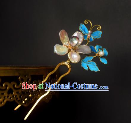 Chinese Handmade Princess Shell Flower Hairpins Ancient Hair Accessories for Women