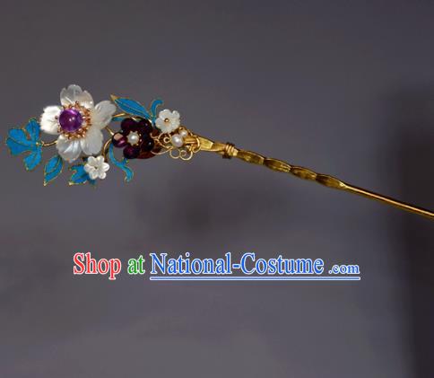 Chinese Ancient Qing Dynasty Hair Accessories Handmade Hairpins for Women