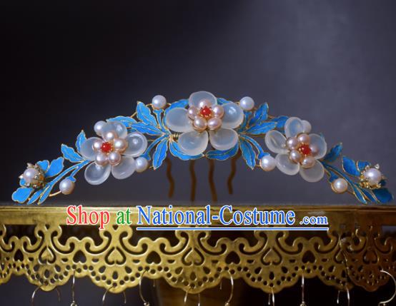 Chinese Handmade Princess Hanfu Hairpins Flowers Hair Clip Ancient Hair Accessories for Women