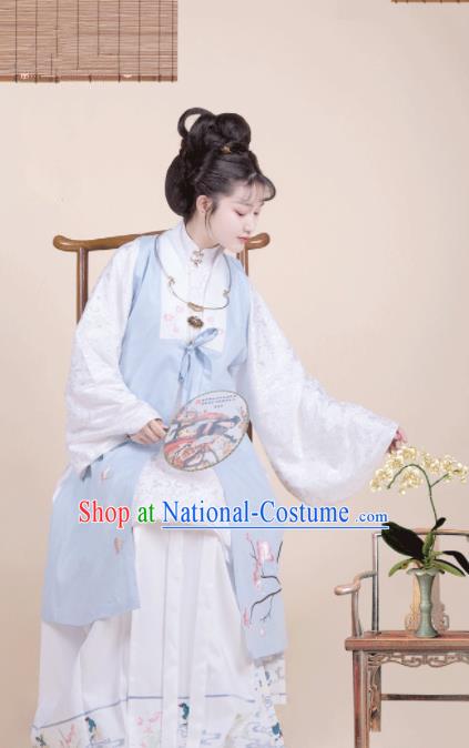 Chinese Ancient Palace Lady Hanfu Han Dynasty Imperial Concubine Queen Embroidered Historical Costumes