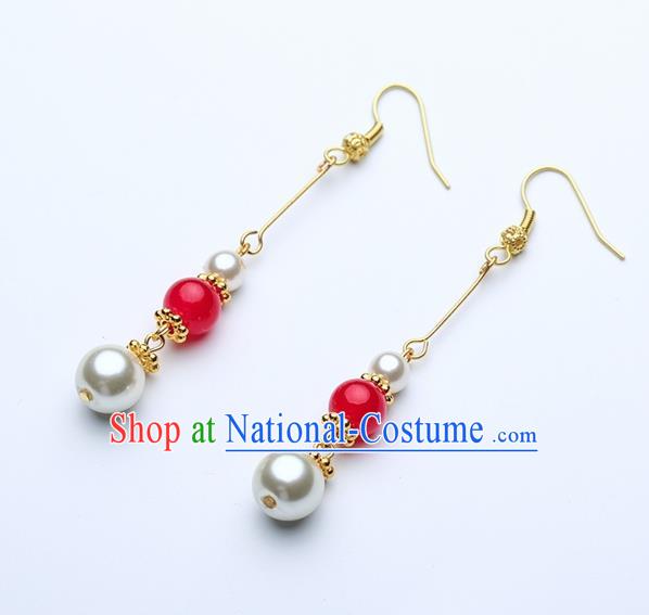 Asian Chinese Traditional Jewelry Accessories Hanfu Earrings for Women