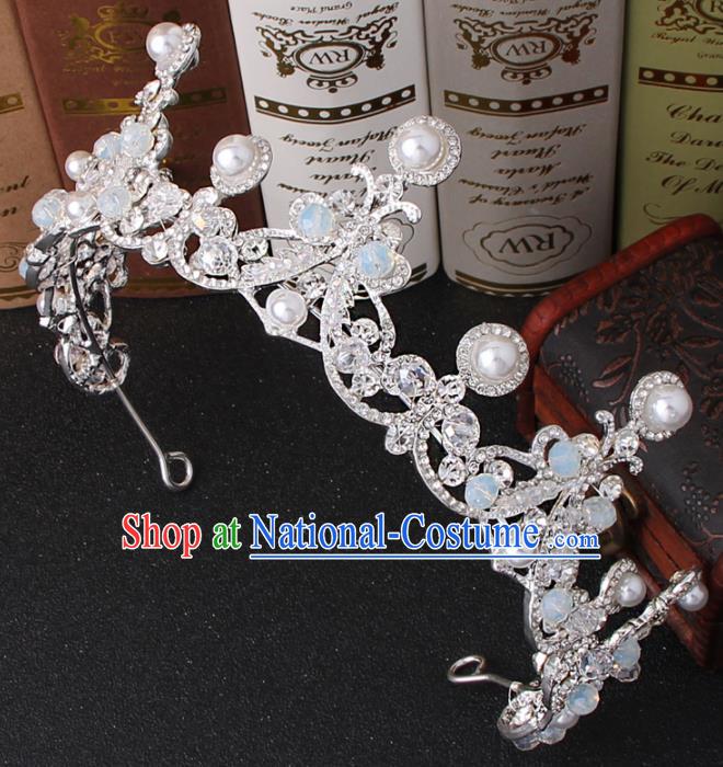 Top Grade Bride Hair Accessories Wedding Crystal Royal Crown for Women