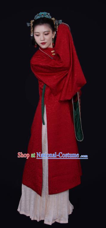 Top Grade Chinese Ancient Empress Costumes Ming Dynasty Queen Hanfu Dress for Women