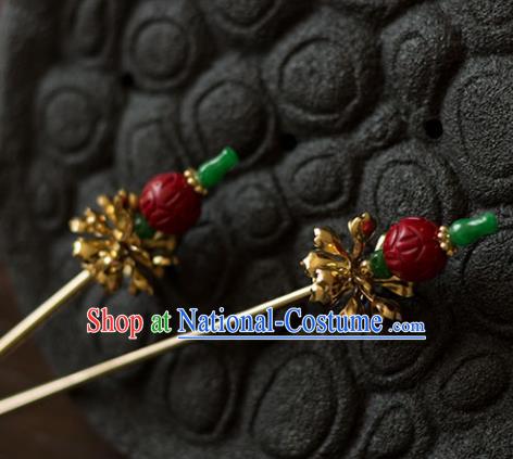 Chinese Ancient Handmade Hanfu Hairpins Hair Accessories for Women