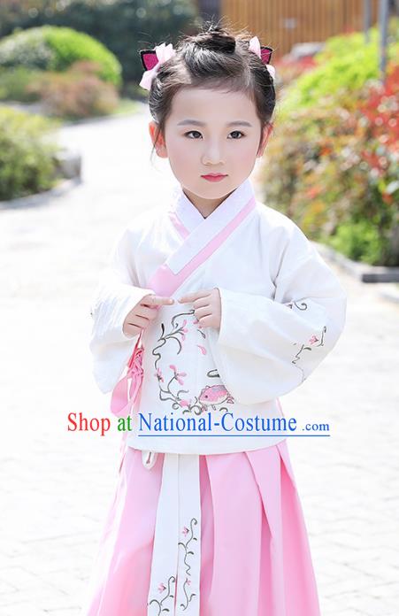 Chinese Ancient Palace Lady Hanfu Han Dynasty Imperial Concubine Queen Embroidered Costumes