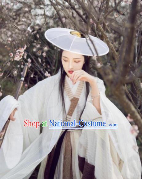 Chinese Ancient Palace Lady Hanfu Han Dynasty Imperial Concubine Queen Embroidered Historical Costumes