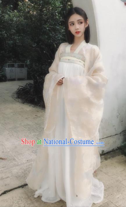 Chinese Ancient Fairy Costumes Traditional Tang Dynasty Princess Hanfu Dress for Women