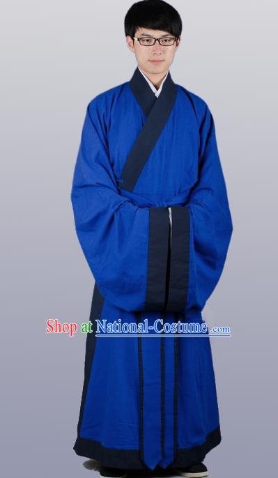 Chinese Ancient Traditional Priest Frock Ming Dynasty Priest Costumes for Men