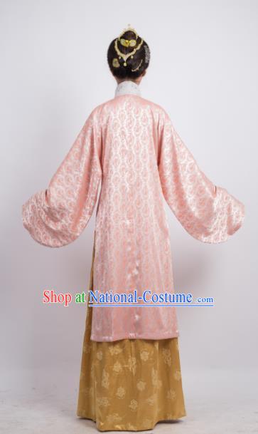 Chinese Ancient Hanfu Traditional Jin Dynasty Embroidered Historical Costumes