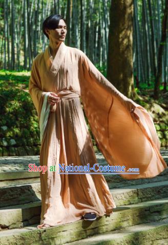 Chinese Ancient Hanfu Traditional Jin Dynasty Embroidered Historical Costumes