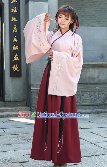 Chinese Traditional Han Dynasty Princess Costume Ancient Hanfu Dress for Rich Women