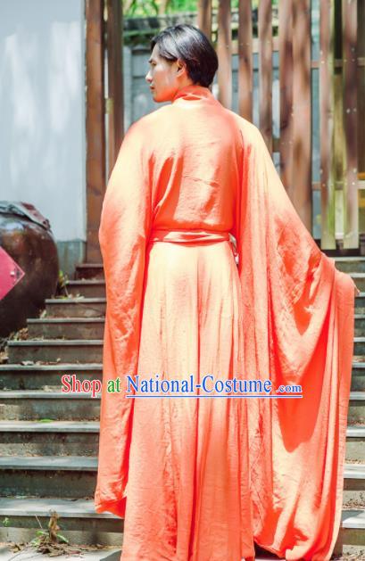 Chinese Ancient Hanfu Traditional Jin Dynasty Embroidered Historical Costumes