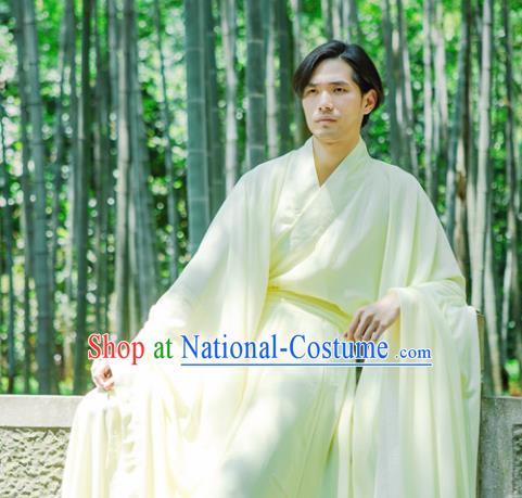 Chinese Ancient Hanfu Traditional Jin Dynasty Embroidered Historical Costumes