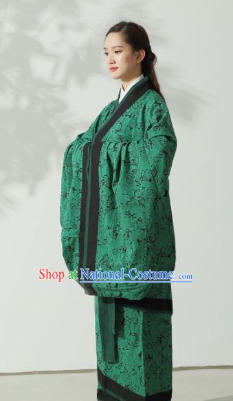 Chinese Ancient Hanfu Traditional Jin Dynasty Embroidered Historical Costumes