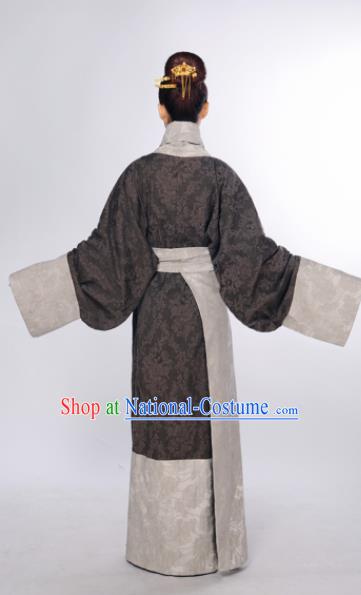 Chinese Ancient Hanfu Traditional Jin Dynasty Embroidered Historical Costumes