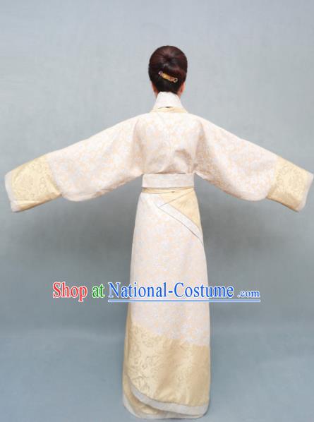 Chinese Ancient Hanfu Traditional Jin Dynasty Embroidered Historical Costumes