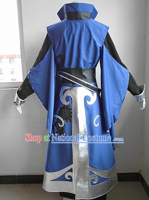 Ancient Chinese Cosplay Costume Chinese Shoes Traditional China Swordsman Clothing and Jewelry Accessories