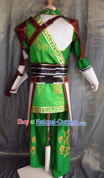 Ancient Chinese Cosplay Costume Chinese Shoes Traditional China Swordsman Clothing and Jewelry Accessories