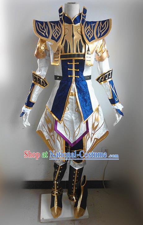 Asian Chinese Cosplay General Customized Costume Ancient Swordsman Clothing for Men